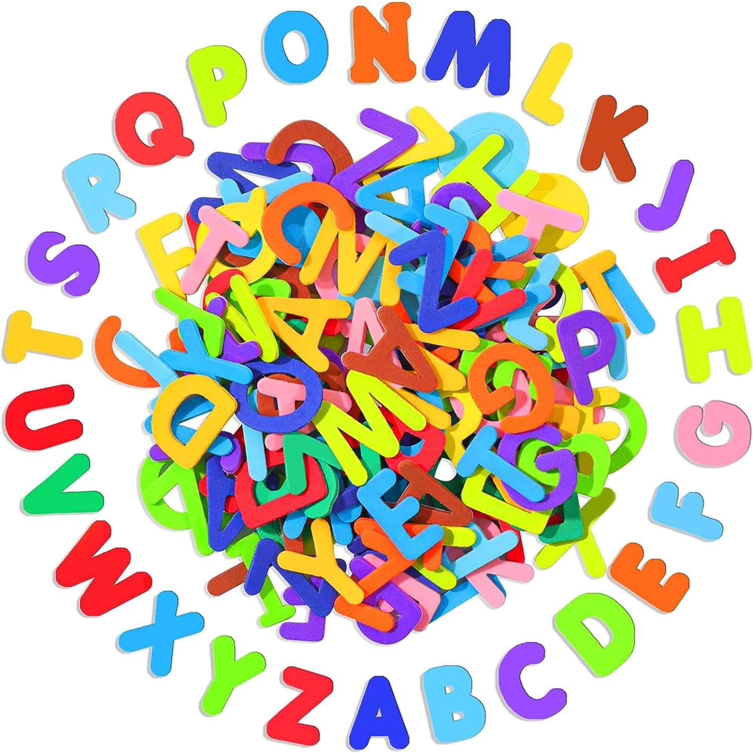 Kids Toys In Wholesale - 1000PCS/LOT,Mix color Foam letters English alphabet