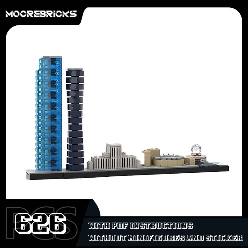 Kids Toys Vancouver - MOC Vancouver Skyline Model Creative Bricks