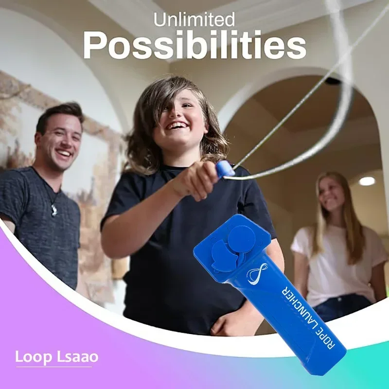 Kids Zip Toys - Launcher Loop Rope Toy Rope Launcher