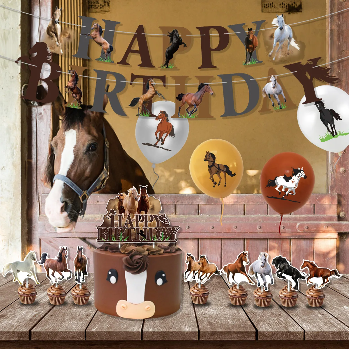 Horse Racing Birthday Party De - огляд і ціна Kids Toys Horse
