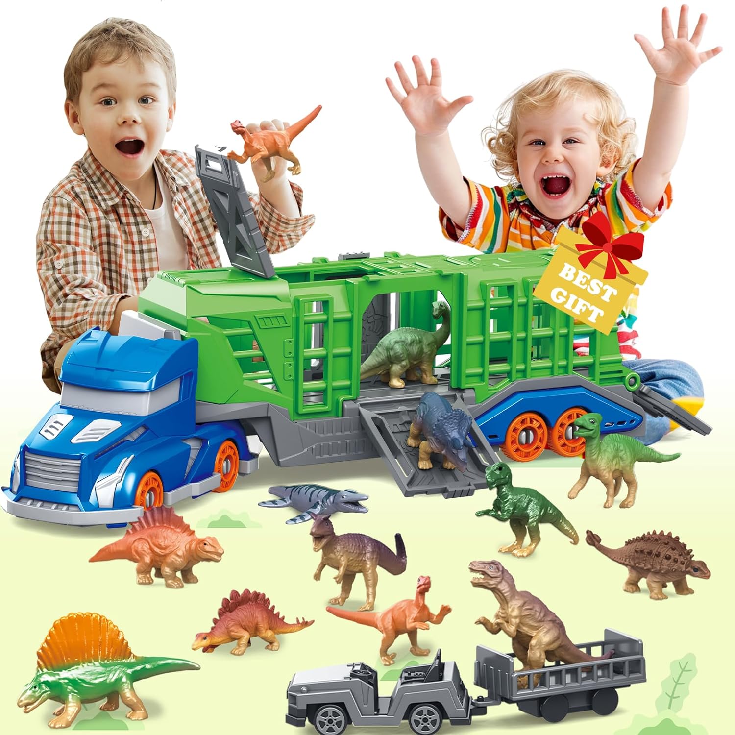 Dinosaur Animal Transport Vehi - огляд і ціна Kids Toys Xmas