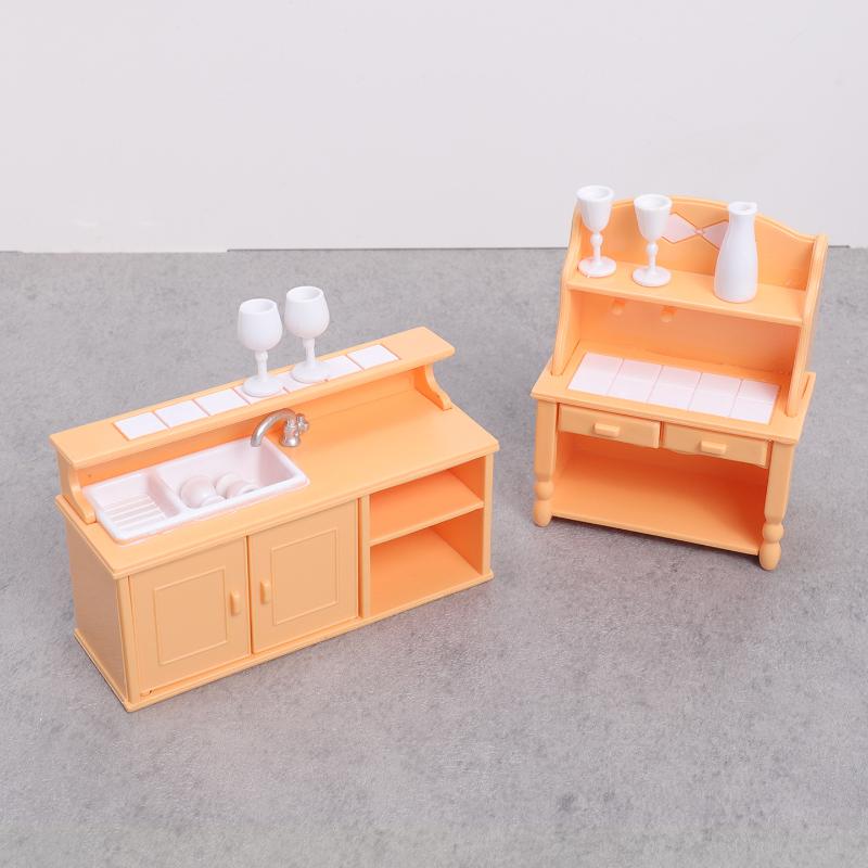 (.) 1 Set Dollhouse Kitchen Fu - огляд і ціна Play Kitchen Set