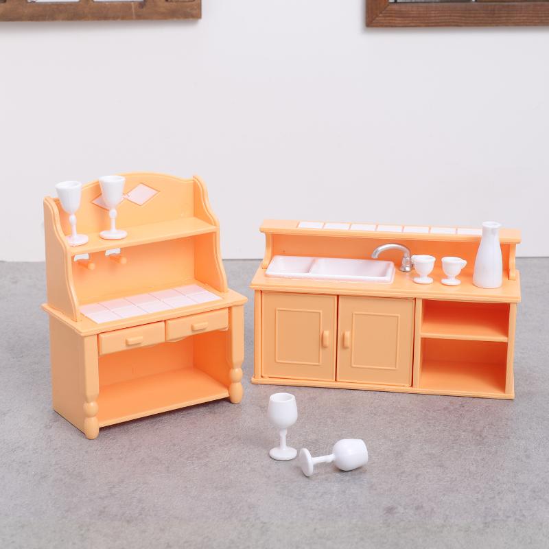 (.) 1 Set Dollhouse Kitchen Fu - огляд і ціна Play Kitchen Set