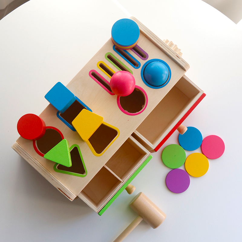 Montessori Wooden Sorting Stac - огляд і ціна Kids Toys Drawers