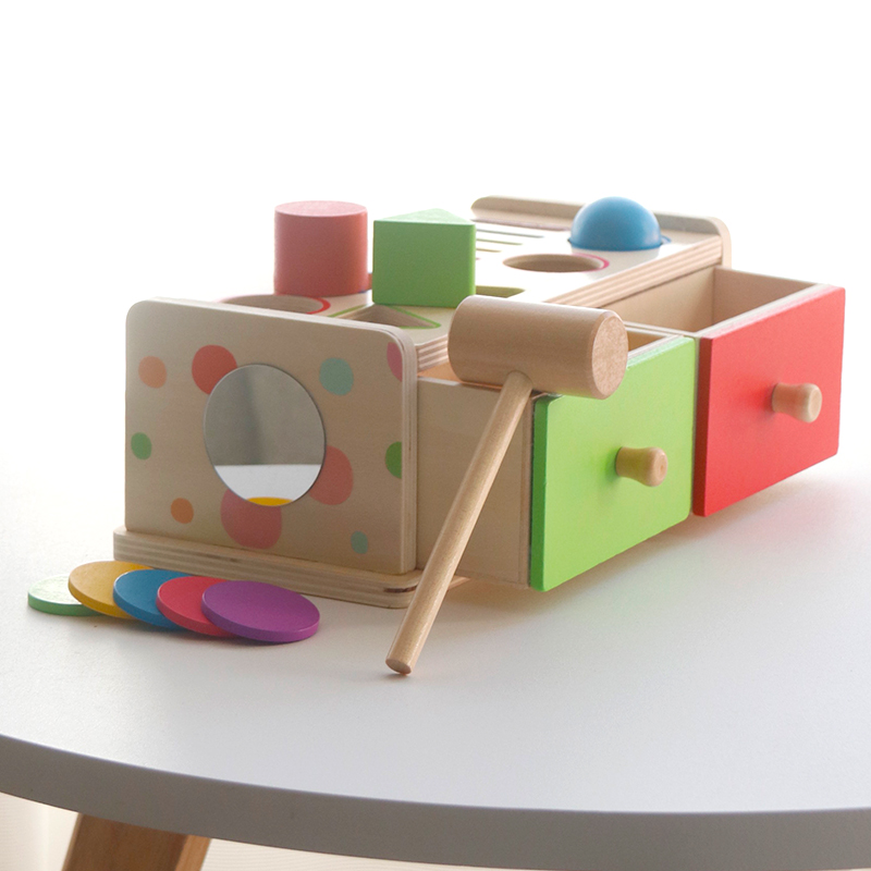 Montessori Wooden Sorting Stac - огляд і ціна Kids Toys Drawers