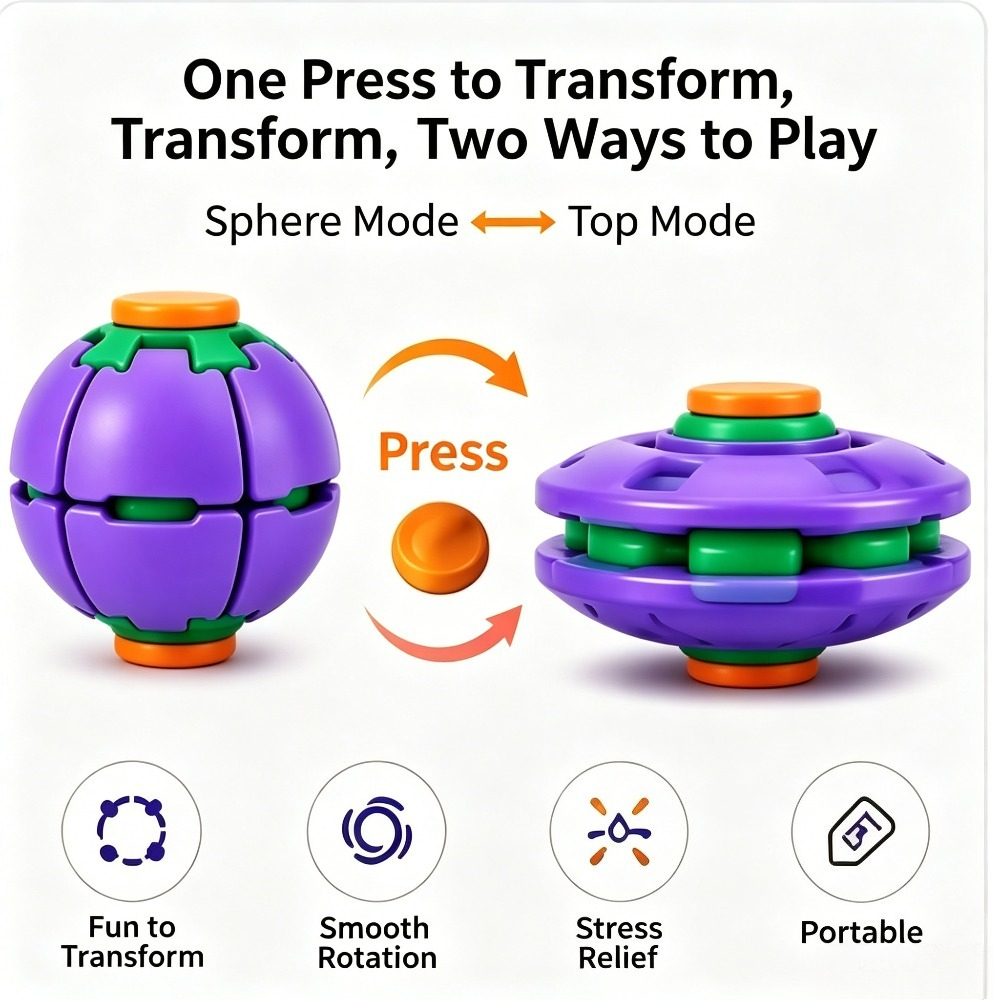 Transforming Fidget Spinner Ba - огляд і ціна Kids' Toy