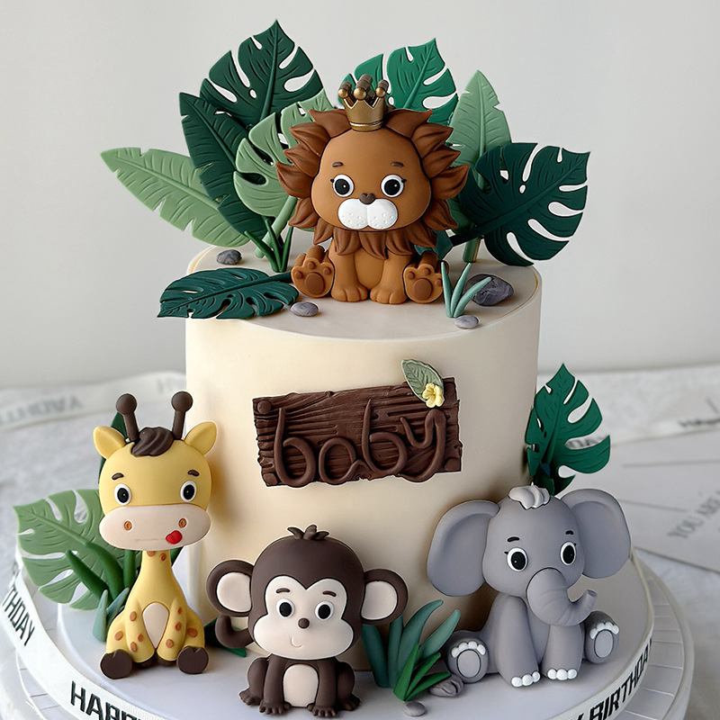 Jungle Safari Animal Doll Cake - огляд і ціна Kids Toys Elephant