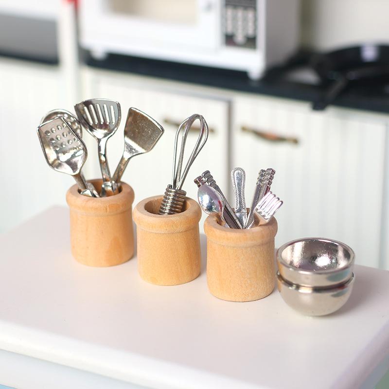 Miniature Kitchen Utensils Set - огляд і ціна Play Kitchen Set