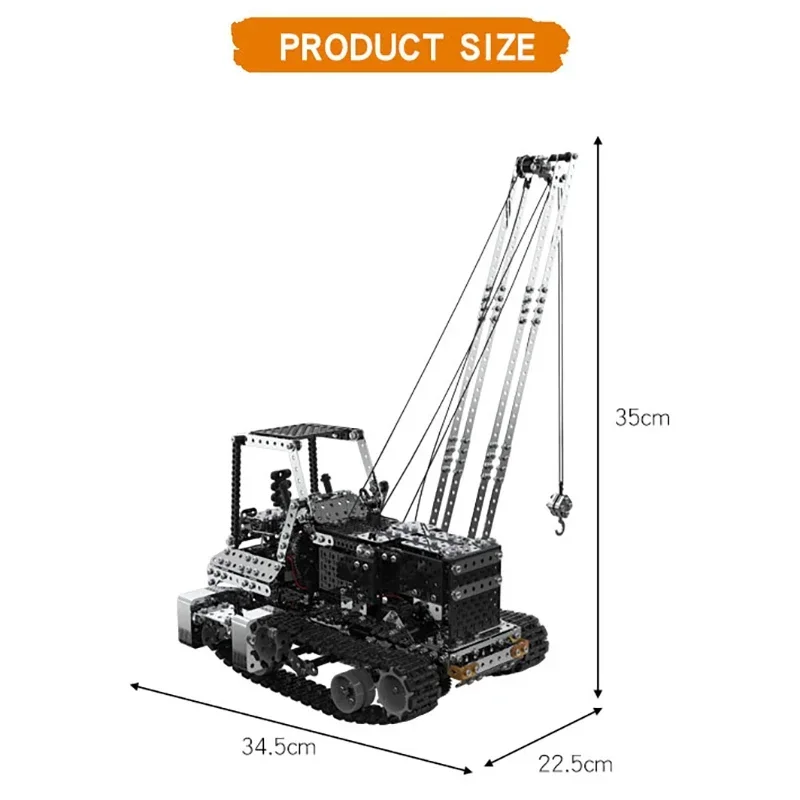 DIY Metal RC Crane Electric Ho - огляд і ціна Kids Toys Review