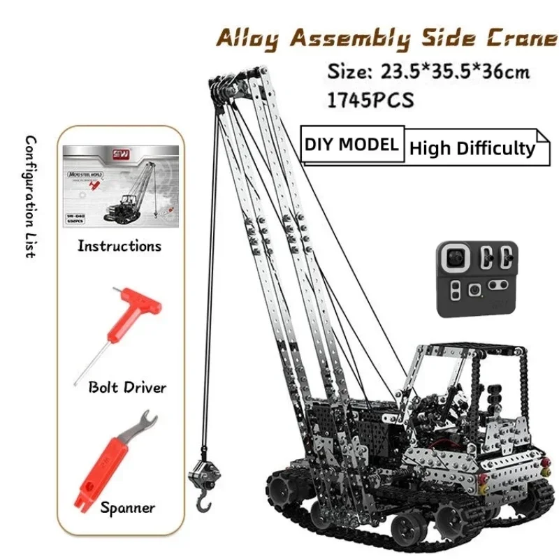 DIY Metal RC Crane Electric Ho - огляд і ціна Kids Toys Review