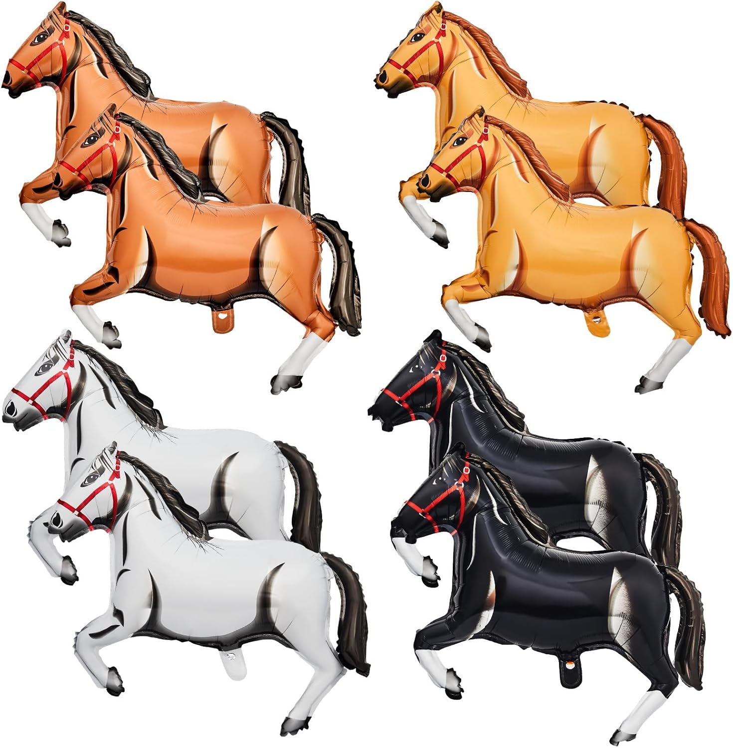 Horse Foil Balloon Western Cow - огляд і ціна Kids Toys Horse