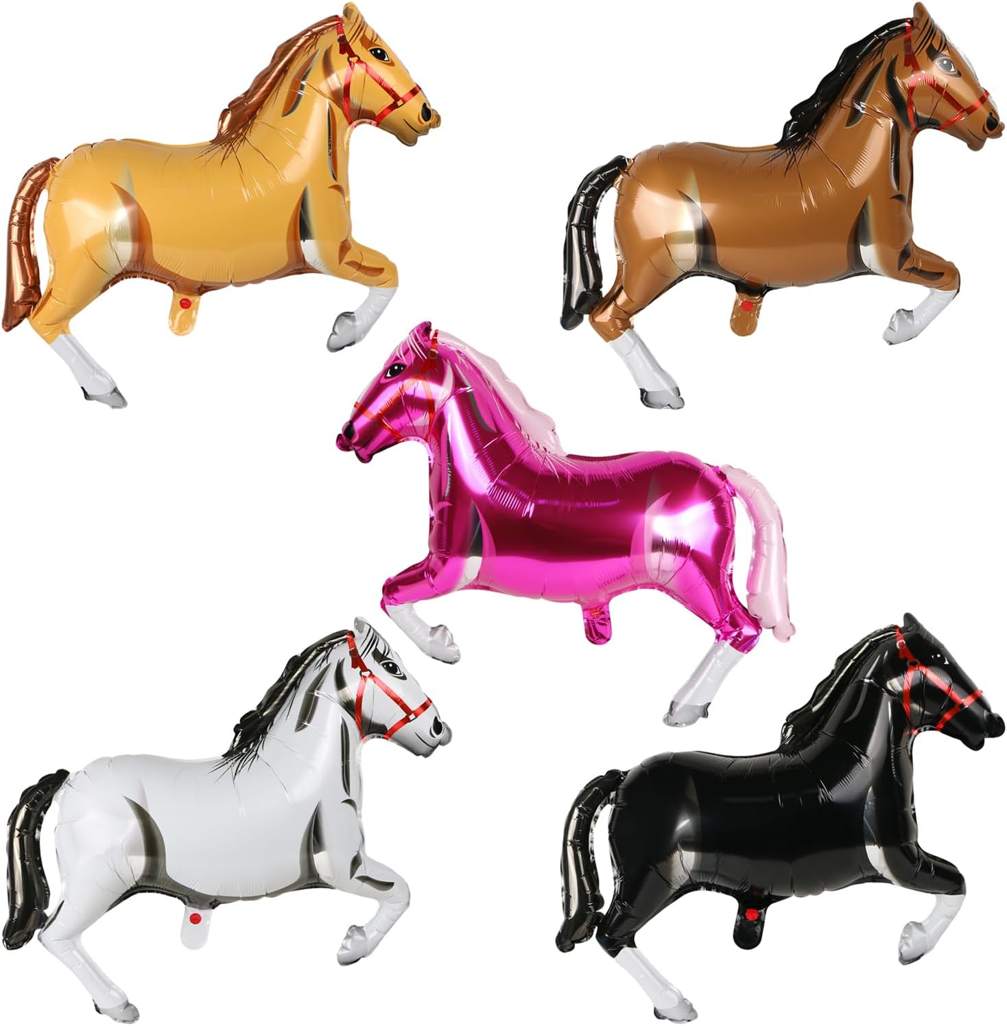 Horse Foil Balloon Western Cow - огляд і ціна Kids Toys Horse