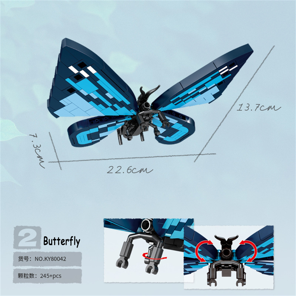 Butterfly Insects Building Blo - огляд і ціна Kid Toys And More