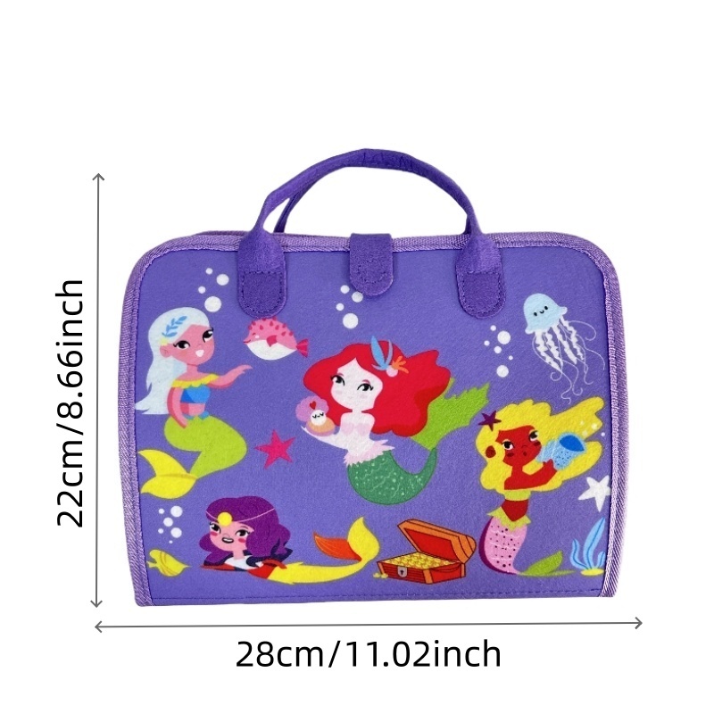 Mermaid Felt Quiet Busy Board  - огляд і ціна Kids Zip Toys