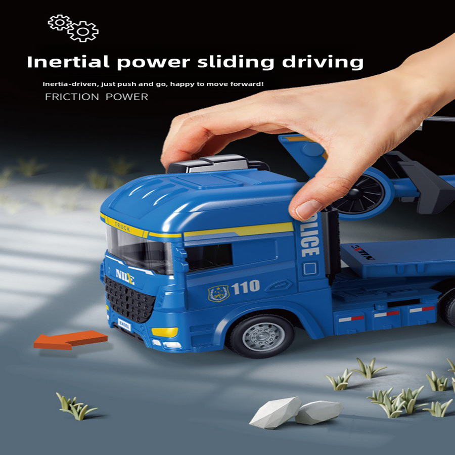 1pcs- Mini Inertia semi-traile - огляд і ціна Kids Toys Review