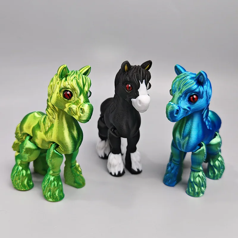 3D Printed Multi-joint Movable - огляд і ціна Kids Toys Horse