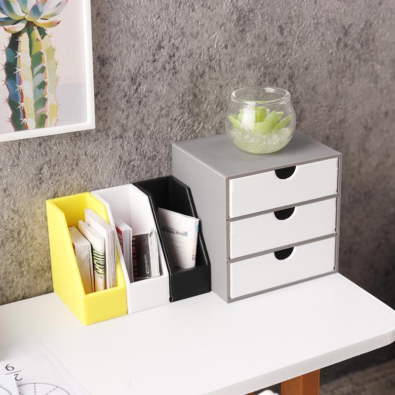 Miniature Wooden Bookcase Doll - огляд і ціна Kids Toys Drawers