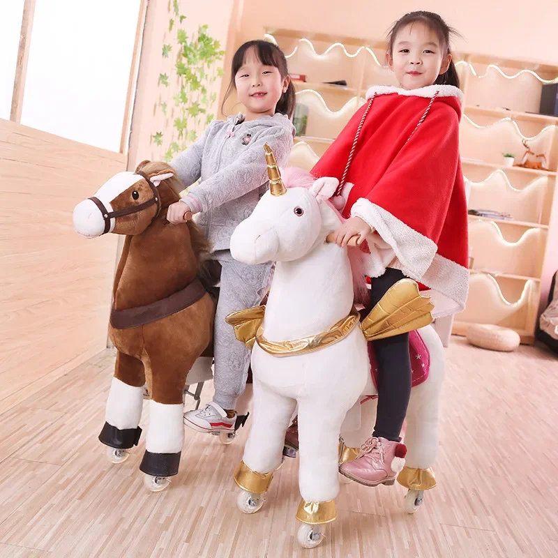 Multi-Color Jumping Horse Larg - огляд і ціна Kids Toys Horse