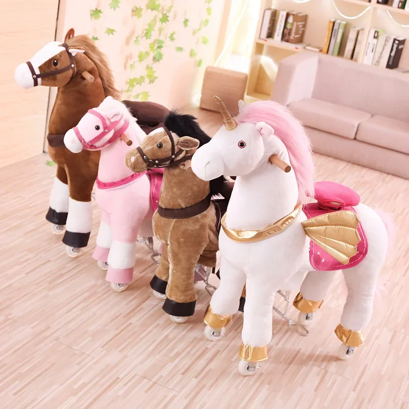 Multi-Color Jumping Horse Larg - огляд і ціна Kids Toys Horse