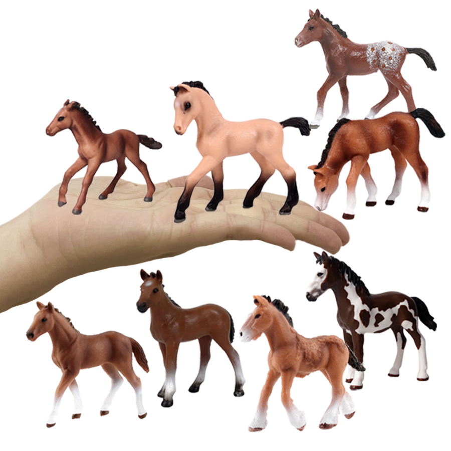Horse Figurine Farm Animals Po - огляд і ціна Kids Toys Horse