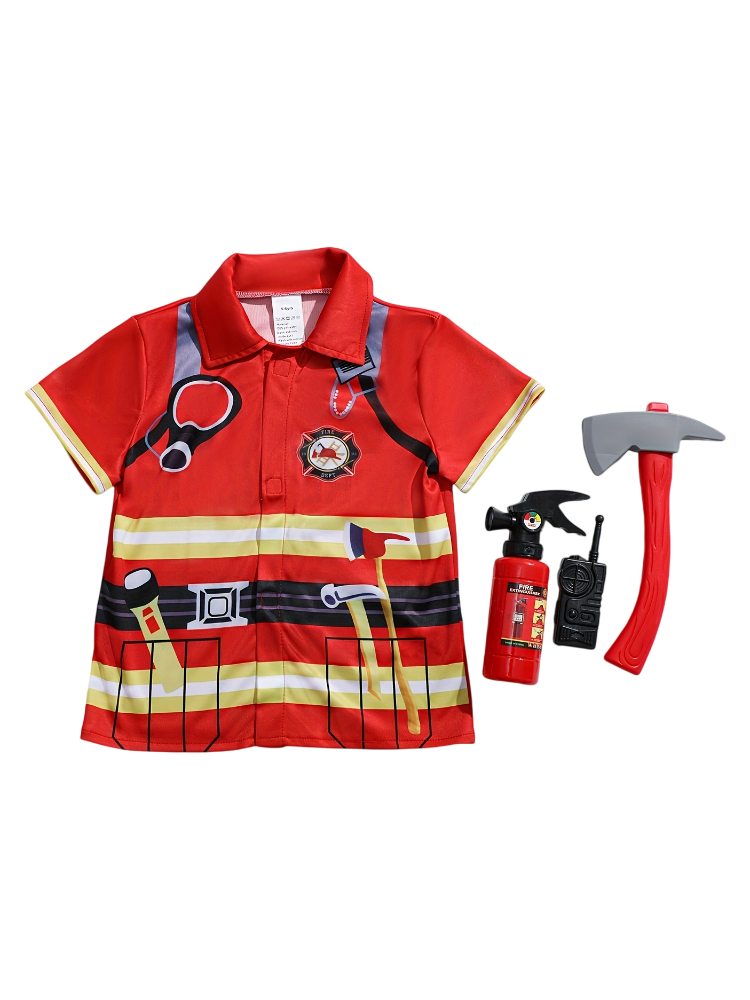 Kids Firefighter Style Shirt w - огляд і ціна Kids Toys Review