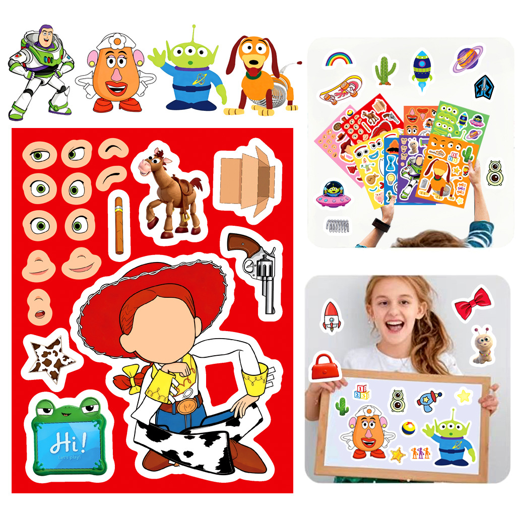 Toy Story 5 Make a Face Sticke - огляд і ціна Kids Toys Xmas