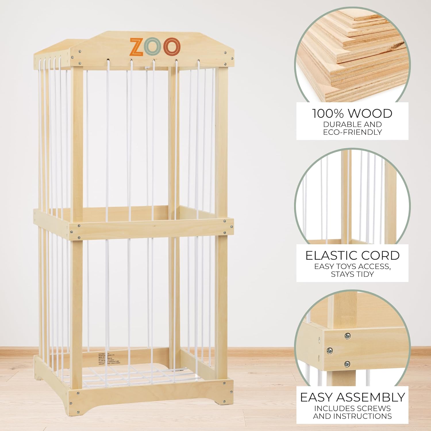 Easy Assembly Large Wooden Plu - огляд і ціна Kids' Toy