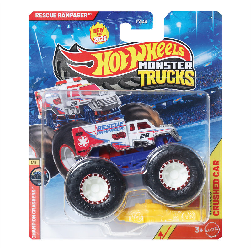 Hot Wheels Car MONSTER TRUCKS  - огляд і ціна Hot Wheels Car Monster Trucks