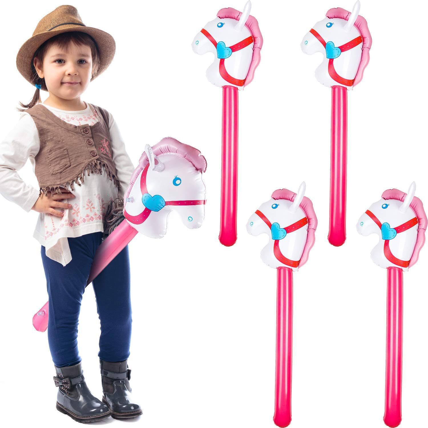 Inflatable Horsehead Stick Uni - огляд і ціна Kids Toys Horse