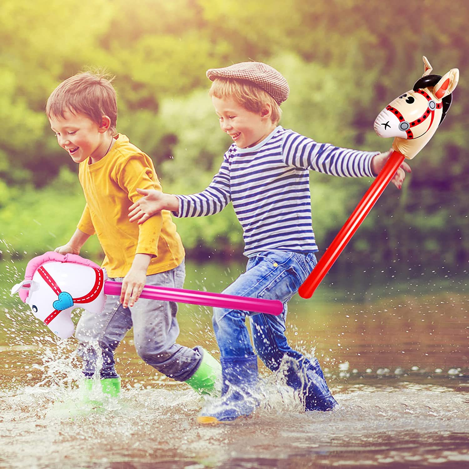 Inflatable Horsehead Stick Uni - огляд і ціна Kids Toys Horse