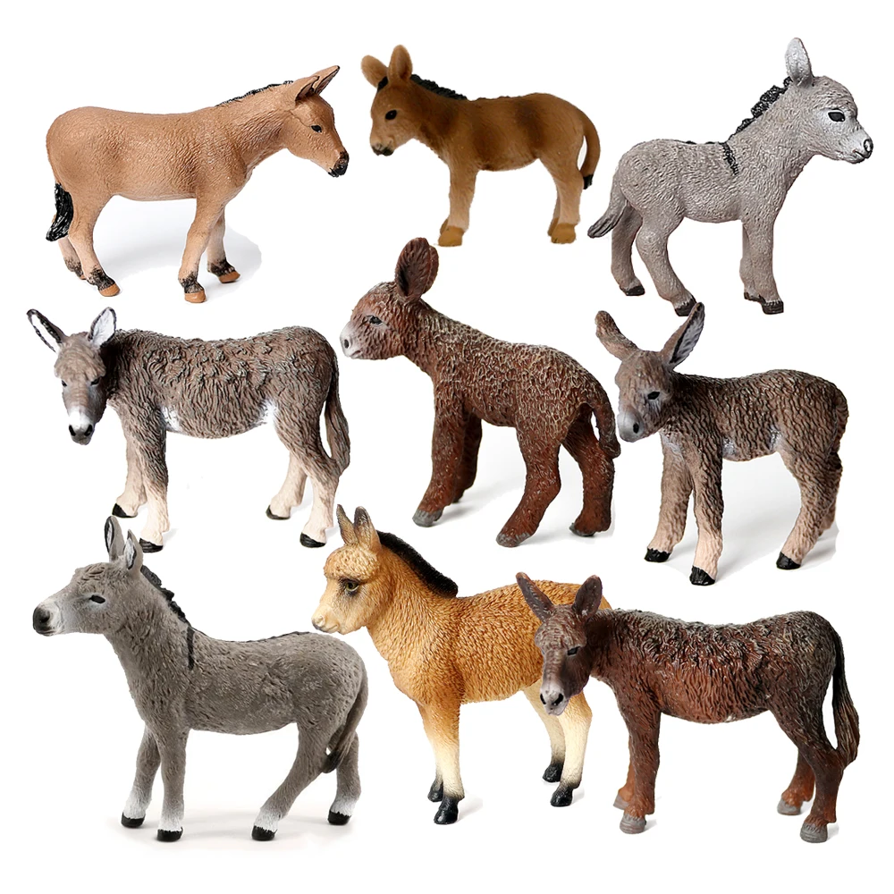 Donkey Model Toy Animals Figur - огляд і ціна Kids Toys Horse
