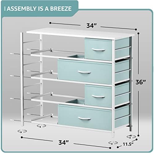 Dresser with 8 Drawers - Furni - огляд і ціна Kids Toys Drawers
