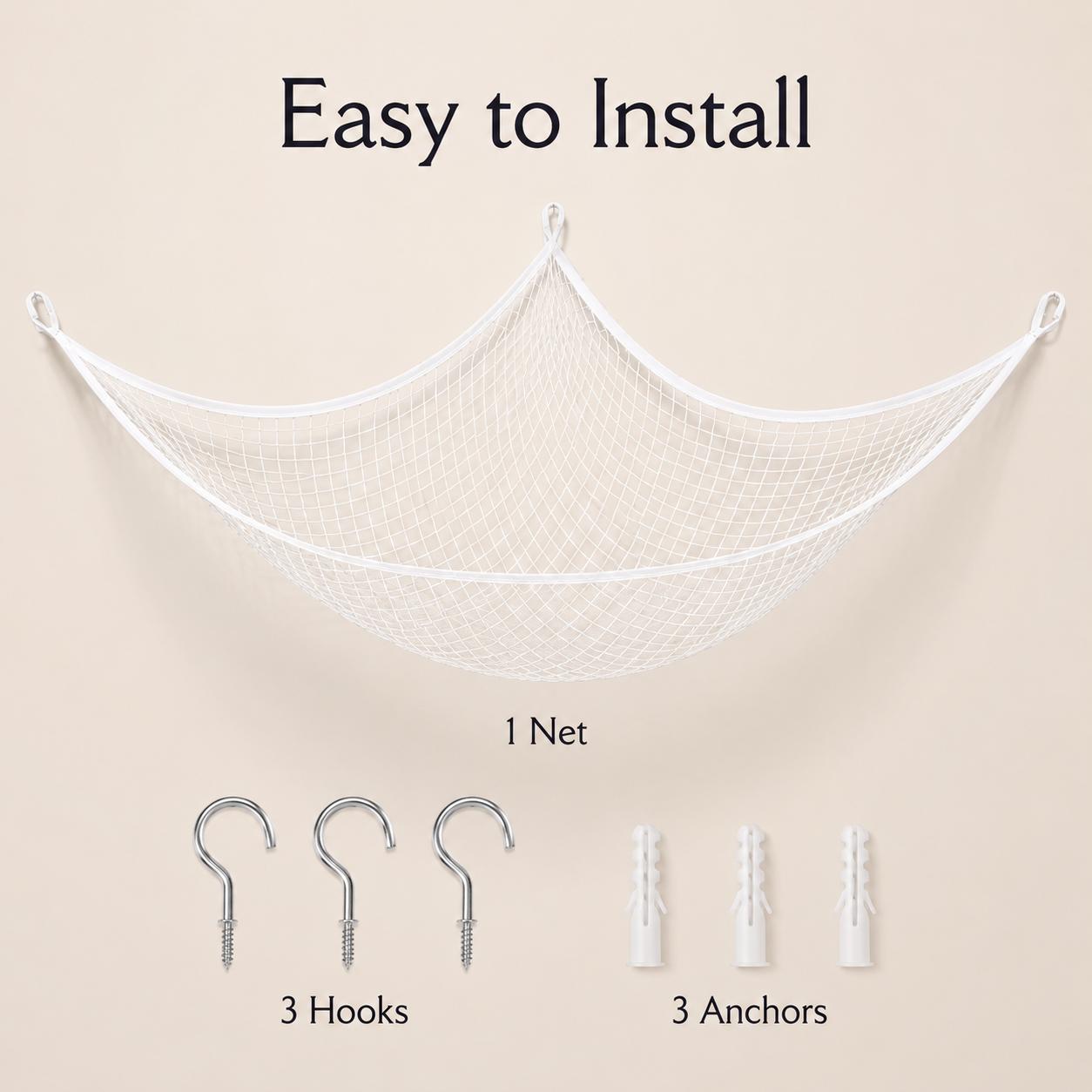 Mesh Toy Storage Hammock Hangi - огляд і ціна Kids' Toy