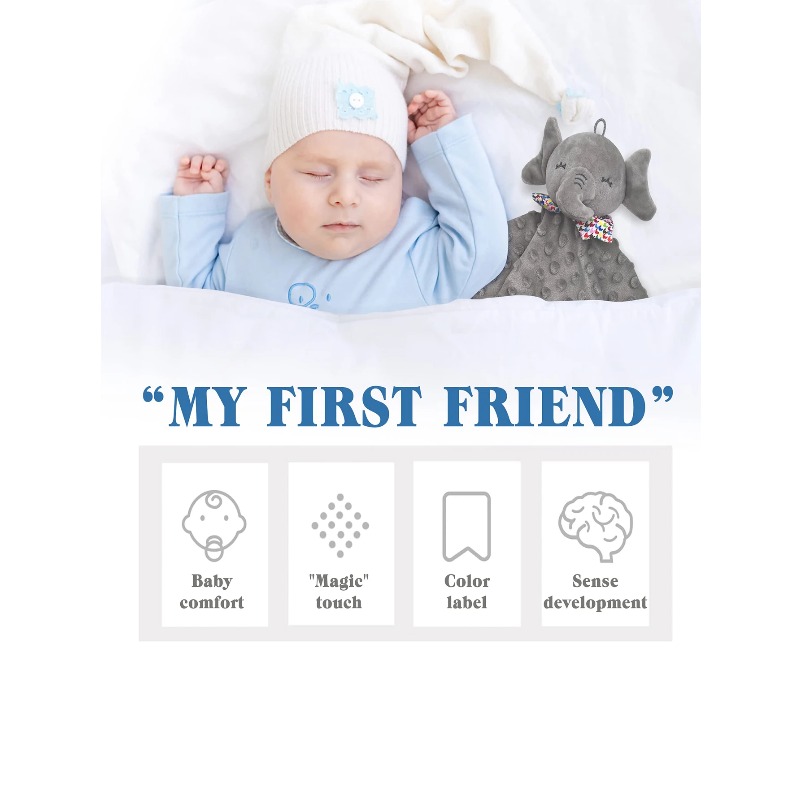 Elephant Baby Comforter Blanke - огляд і ціна Kids Toys Elephant