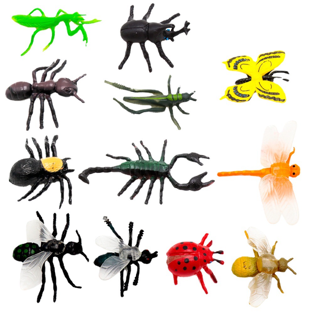 12pcs Simulation Funny Insect  - огляд і ціна Kids Quirky Toys