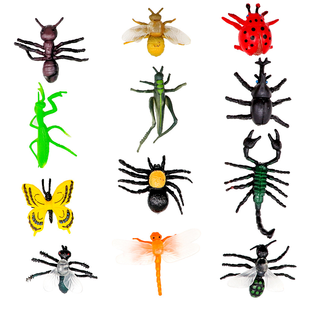 12pcs Simulation Funny Insect  - огляд і ціна Kids Quirky Toys