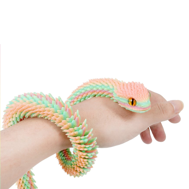 3D Printed Snake Movable Joint - огляд і ціна Kids Toys Xmas
