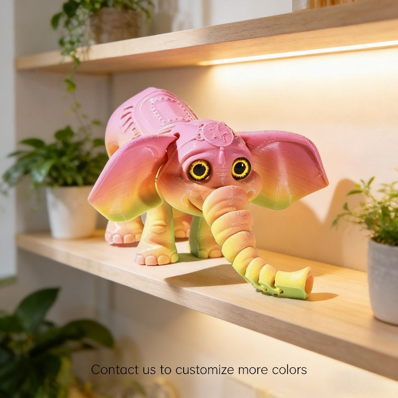 10CM 3D Printed Elephant Model - огляд і ціна Kids Toys Elephant