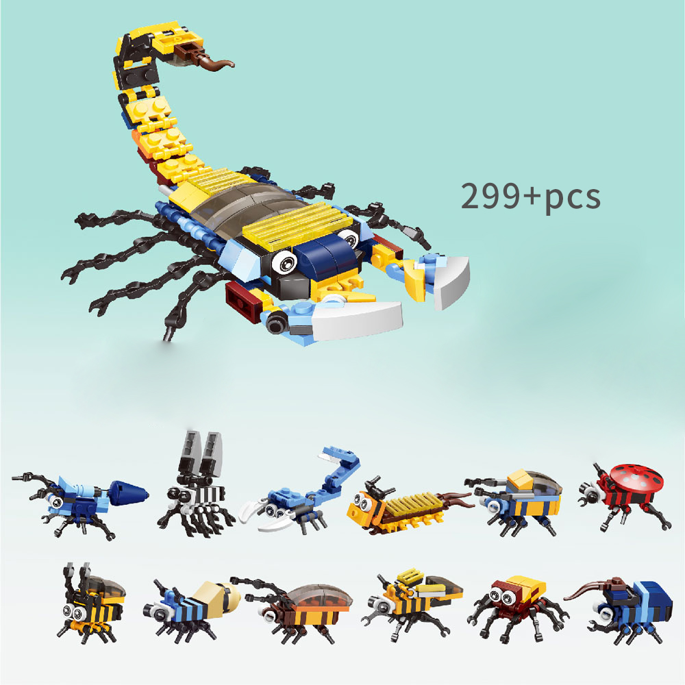 12-in-1 Animal Building Block  - огляд і ціна Kids Toys Elephant