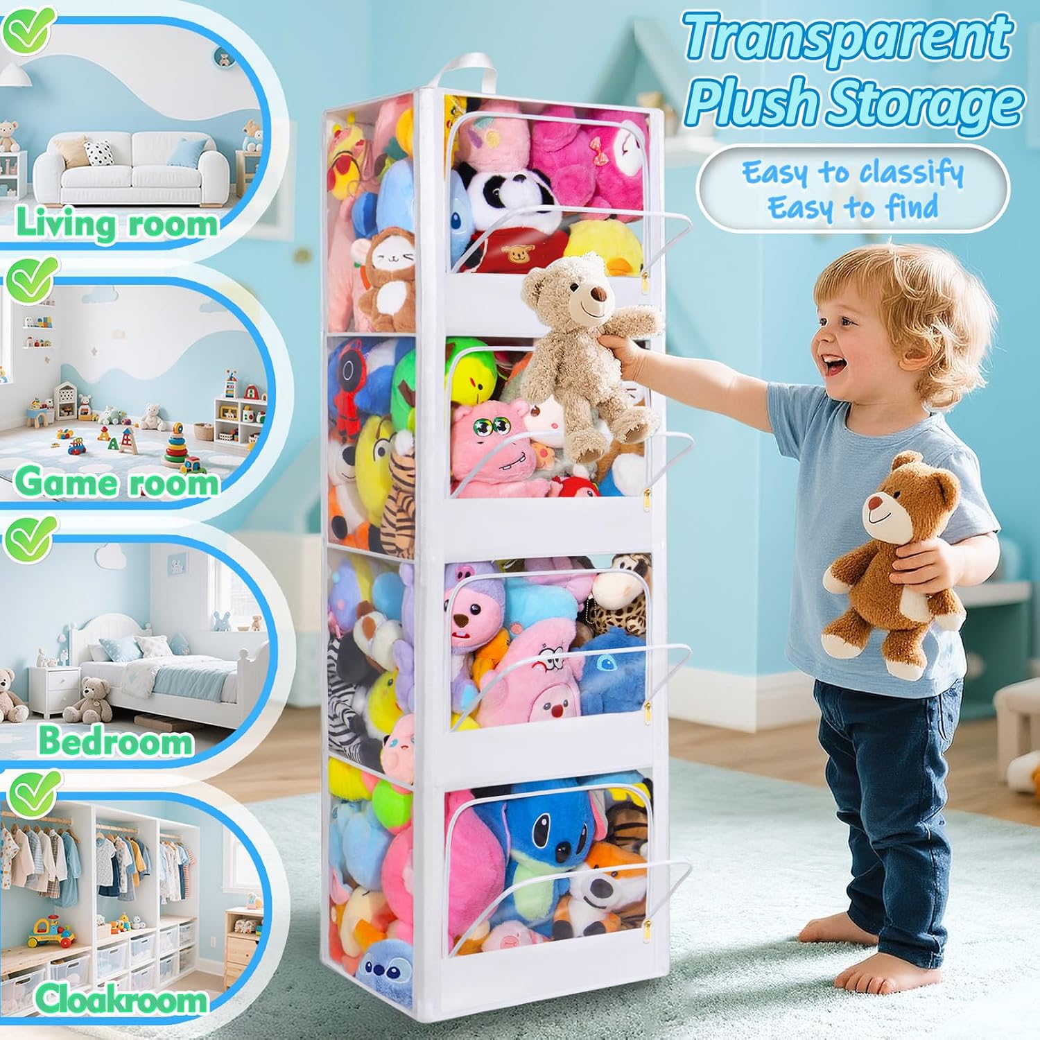 4-Tier Transparent Zipper Dust - огляд і ціна Kids' Toy