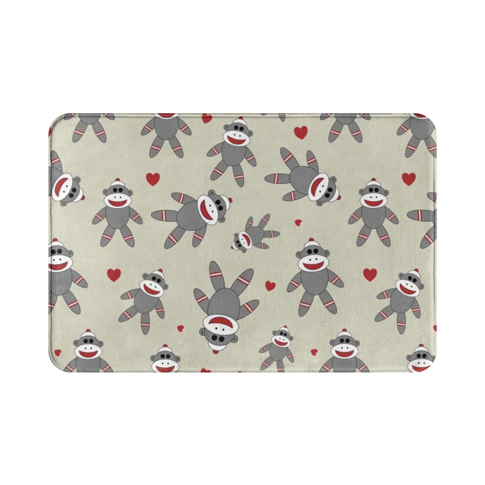 Cute Sock Monkey Carpet Mat Ru - огляд і ціна Kids Quirky Toys