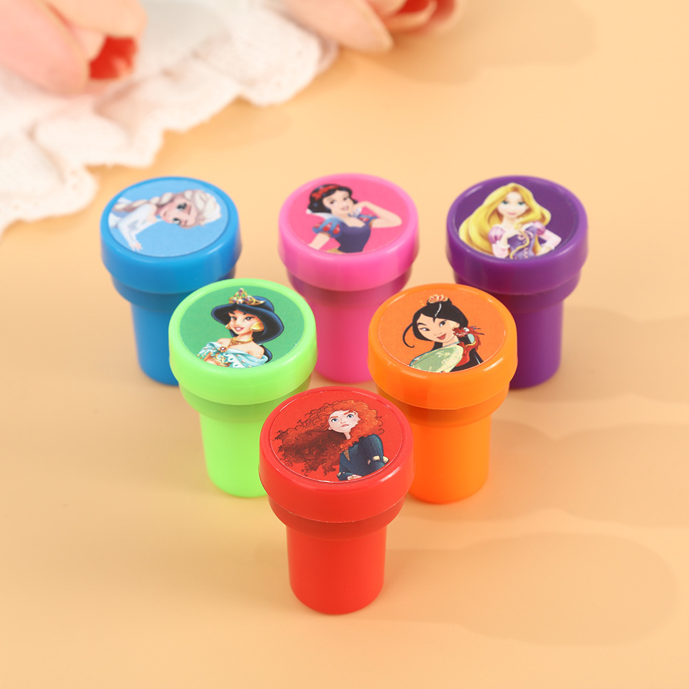 12PCS Princess Kids Stamps Car - огляд і ціна Kids Toys In Wholesale