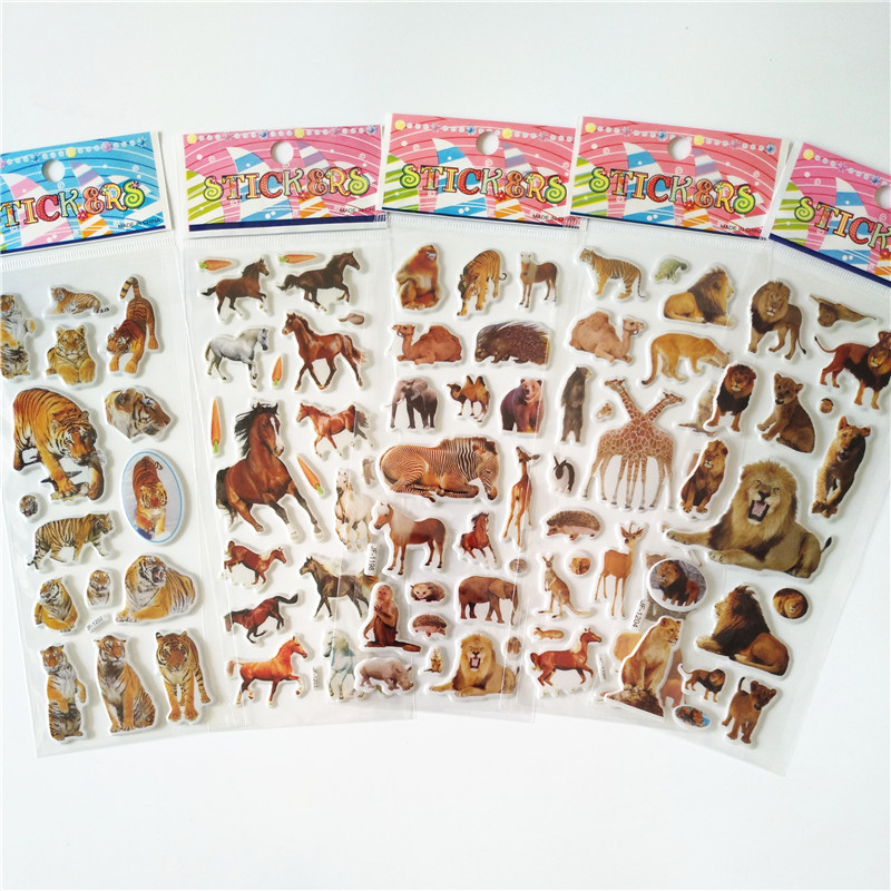 6pcs Wild Animals Style Sticke - огляд і ціна Kids Toys Elephant