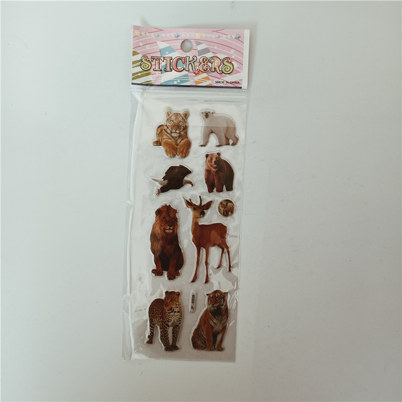 6pcs Wild Animals Style Sticke - огляд і ціна Kids Toys Elephant
