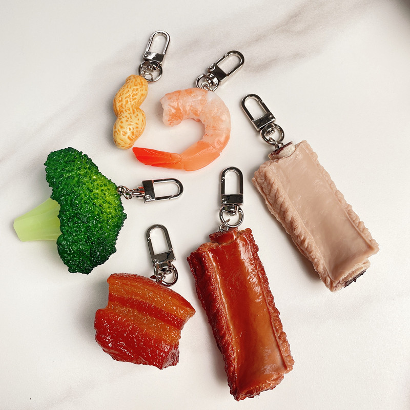 Simulation Food Keychain Brais - огляд і ціна Kids Toys In Wholesale