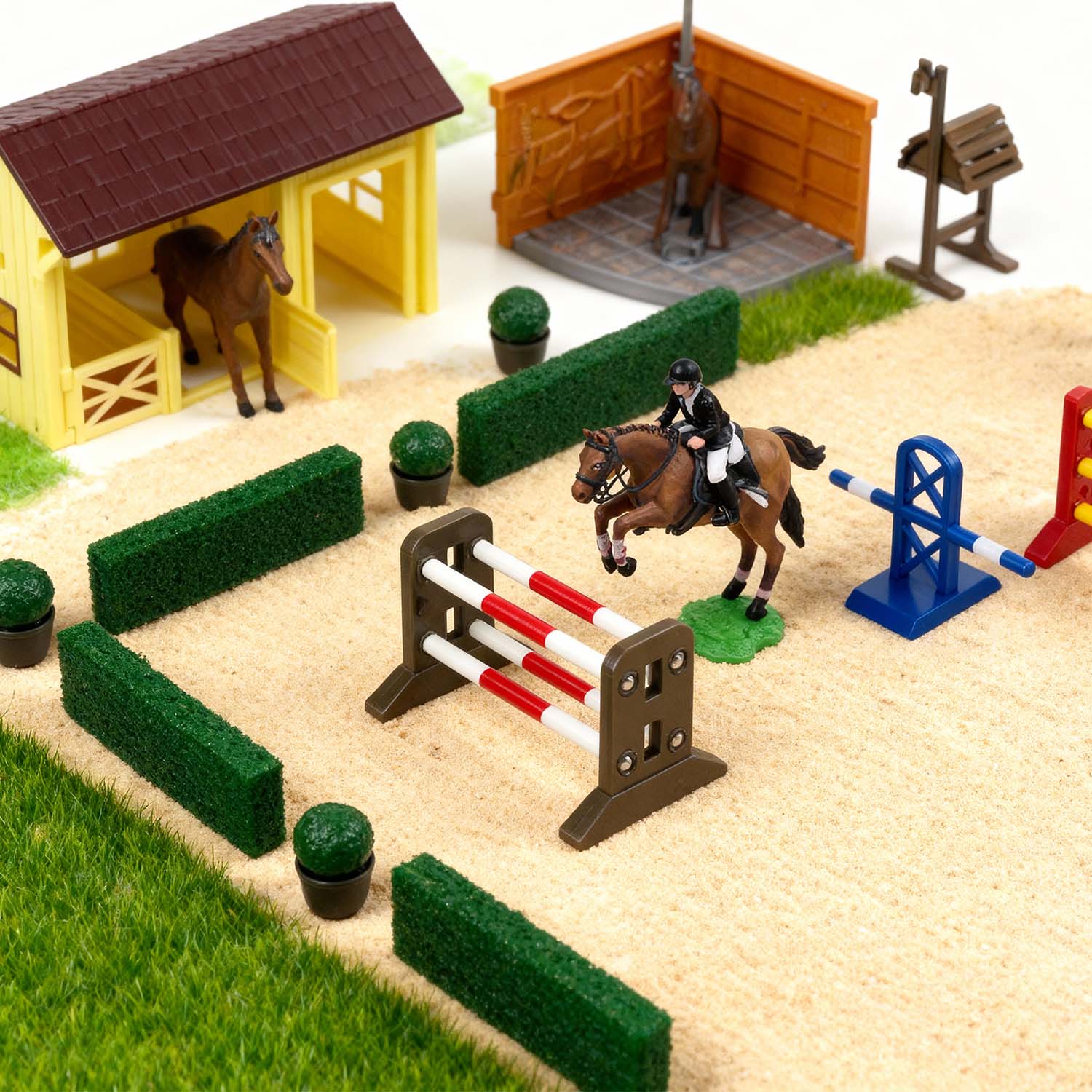 Simulation Horse Stable Playse - огляд і ціна Kids Toys Horse